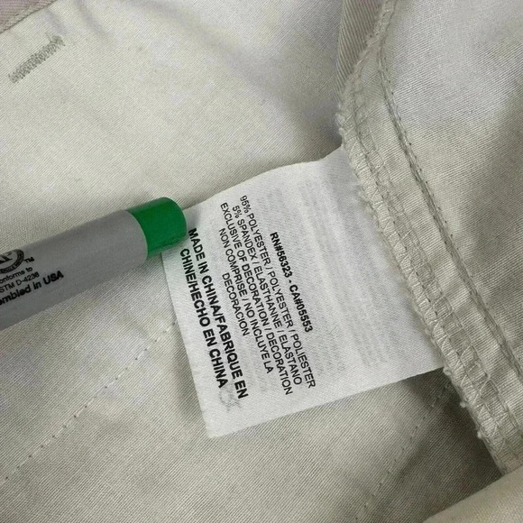 NIKE DRI FIT WHITE STRAIGHT LEG GOLF PANTS 36x32 - Picture 10 of 10